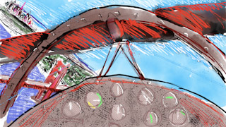 San Francisco Bay from Aviat Pitts Special S2S