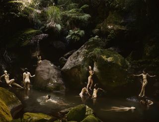 The bath of Artemis and the nymphs.