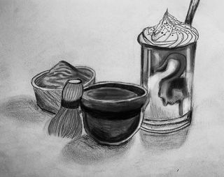 Matcha Dreams (Black-White Version)
