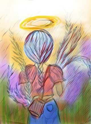 The Heavenly Angel of Flowers