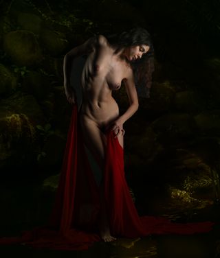 Aphrodite entering her bath  