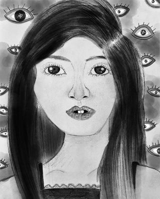 Many Eyes (Black-White Version)