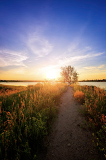 Sunset at Bingham Lake