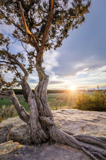 Sunset at Castlewood Canyon