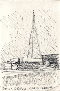 Zero Launch weight 3D,Print Head | SpaceX Dragon Rocket T-12 hours