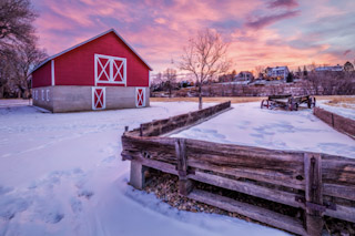 Winter Sunrise at O'Brien Park